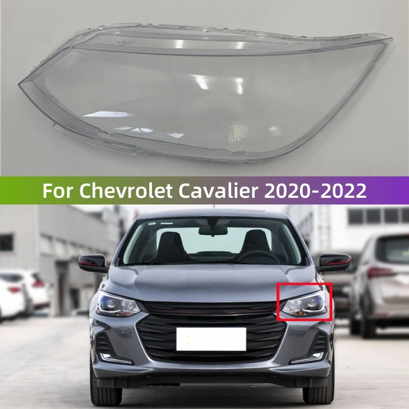 

For Chevrolet Cavalier 2020 2021 2022 Car Acesssories Transparent PC Material Headlight Lights Glass Shell