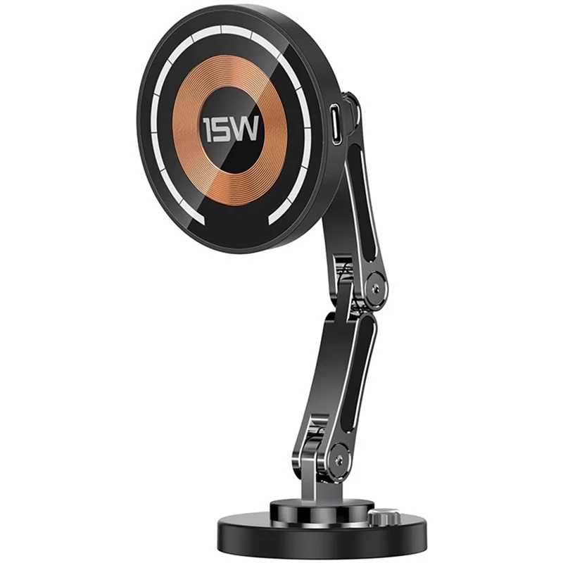 

Magnetic Wireless Charger Car Phone Holder 15W Fast Charging Easy Paste Mount Stand For Magsafe Iphone 15 14 13 Pro Max