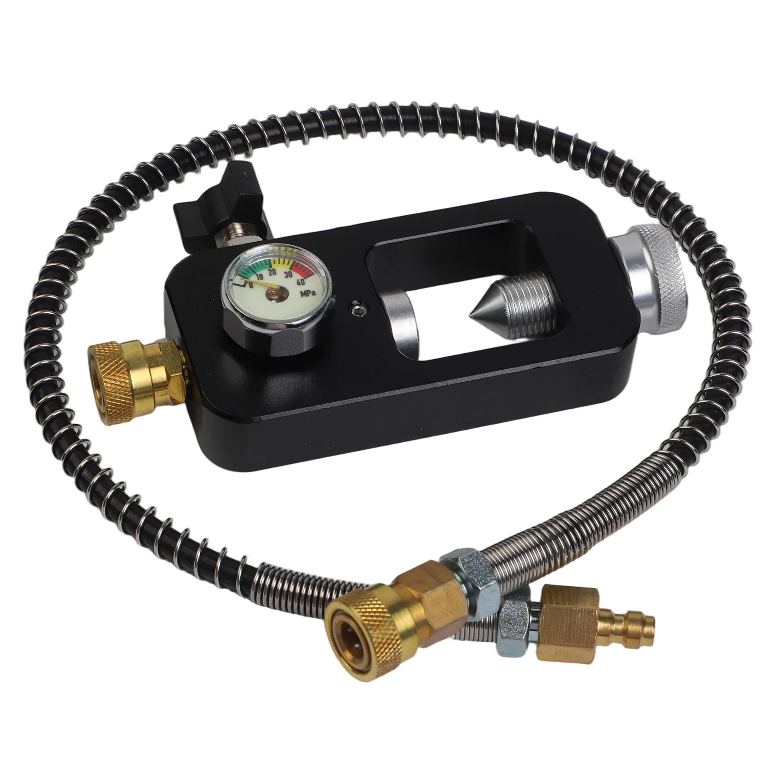 40mpa 6000Psi محطة تعبئة الغوص HPA خزان الهواء محول ارتفاع ضغط DIN صمام الملحقات لجزء استبدال زجاجة الهواء للغوص