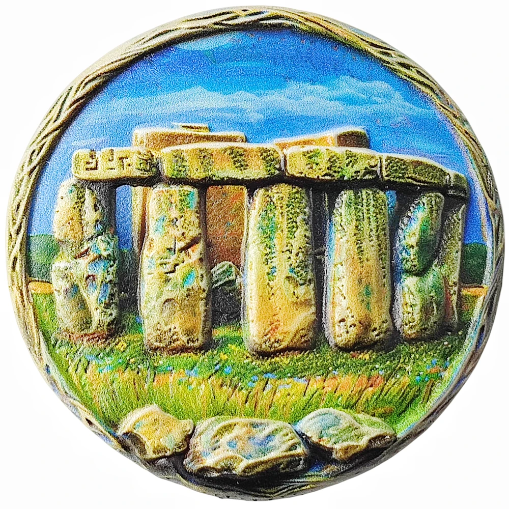 ثلاثية الأبعاد Stonehenge المملكة المتحدة مغناطيس الثلاجة هدية تذكارية الراتنج الثلاجة المغناطيسي ملصق جمع ديكور المنزل #1
