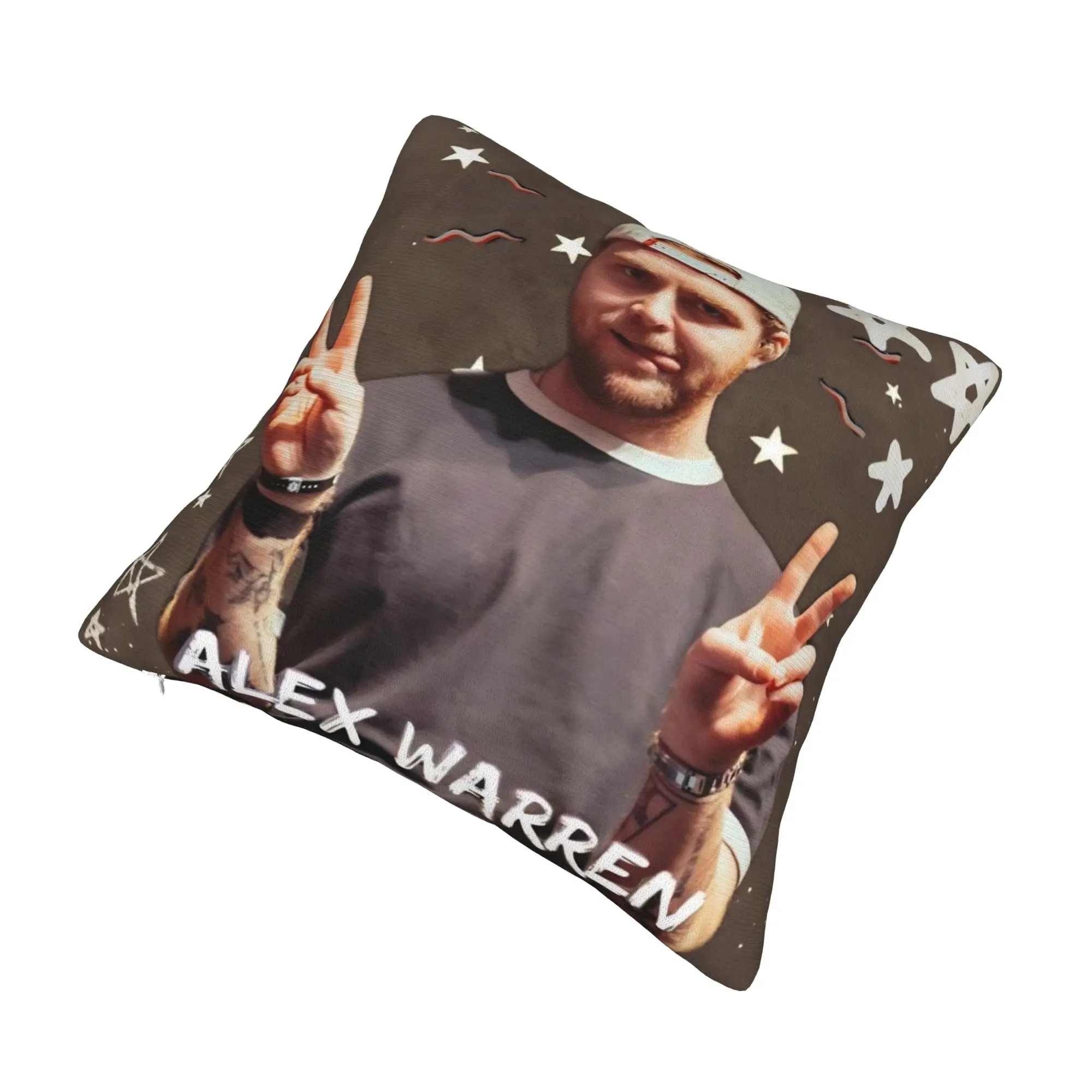 Decorative Pillow Cover ALEX WARREN Little Orphan Alex Live 2026  Merch Car  Pillow Case Cover Square Style Multi-Size
