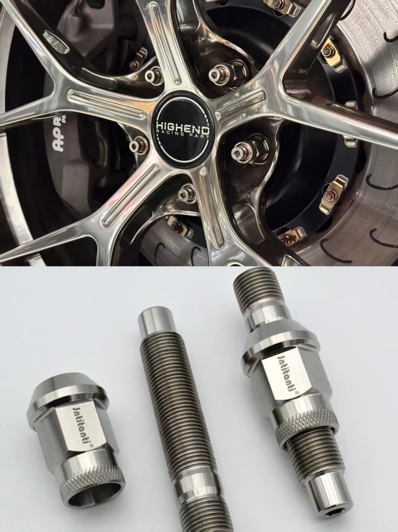 

Фабрика Jntitanti, никогда не ржавеет Gr.5, комплект титановых шпилек, комплекты шпилек для колес, гоночные детали M14 * 1,5 мм для гоночного автомобиля VW AUDI