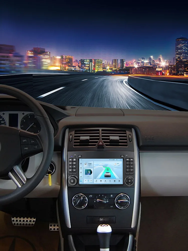 7 "لمرسيدس بنز B200 فيتو W639 فيانو B-Class W169 W245 Carplay أندرويد السيارات الوسائط المتعددة مشغل فيديو GPS واي فاي راديو السيارة #4