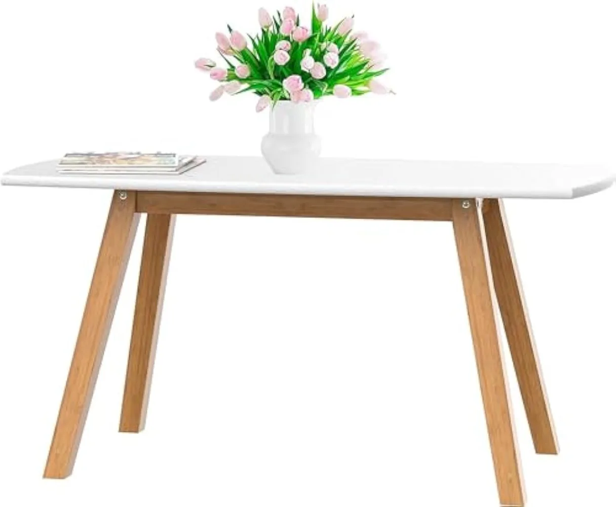 Bonvivo Kleine Salontafel-Franz Designer Lage Tafel Met Houten Bamboe Frame Voor Zitting, Opslag En Woonkamer Meubels