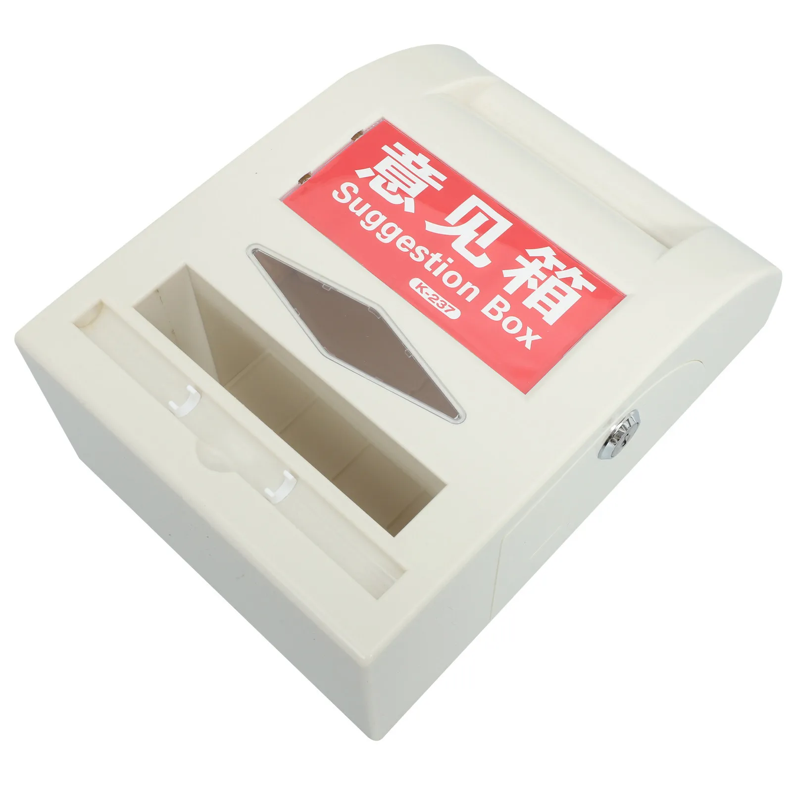 

Outdoor Waterproof ABS Plastic Suggestion Box Key Lock 2 Keys Wall Mounted Drop Slot for Donations Feedback Votes