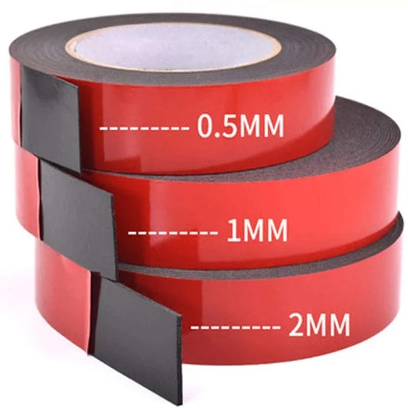 1pcs1mm thickness Super Strong Double side Adhesive foam Tape for Mounting Fixing Pad Sticky