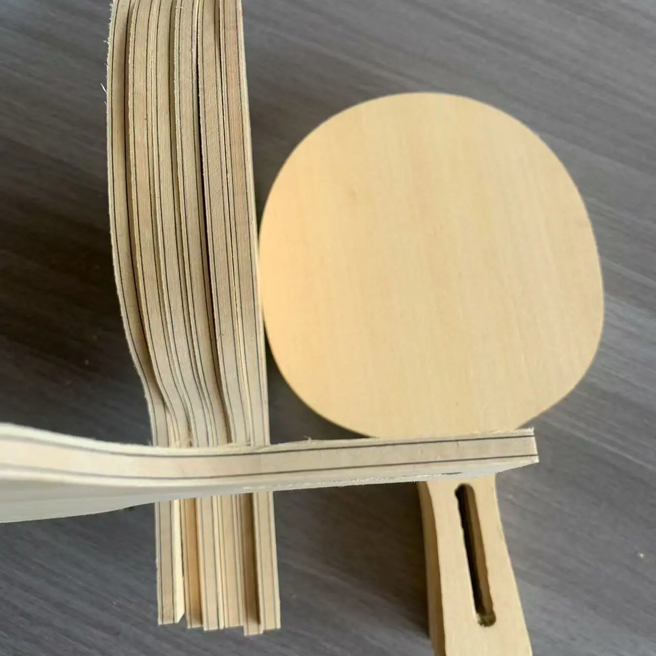 7-layers Table Tennis Racket Bottom Plate Koto Surface Material  Large Core Double Light Carbon Bottom Plate