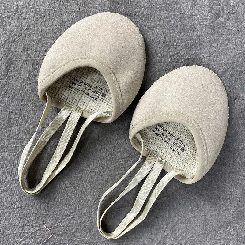 Gymnastic Shoes Half Soles Ballet Shoes Belly Dance Shoes Turning Shoes  For men and women and Children's
