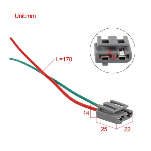 Imagen 2 del producto Paquete de 2 conectores de distribuidor HEI, arnés de cables en espiral, conector de tacómetro de 12V para RV Chevy GMC Yukon Cadillac 170072