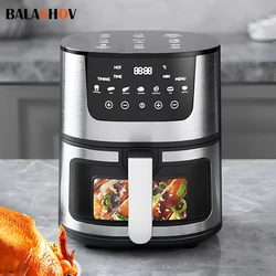 Smart Air Fryer Electric visual window 7L Oil-free Air Fryer Automatic Household Kitchen 360°Baking Convection Oven Air Fryers
