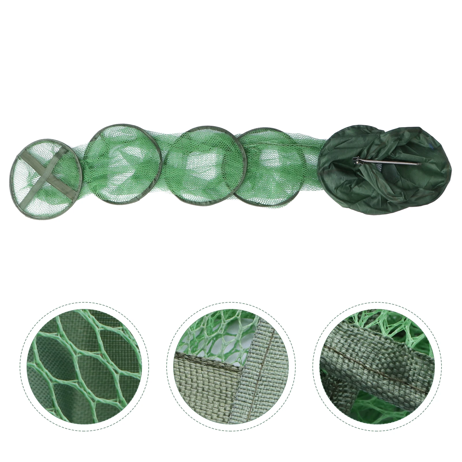 

Folding Fishing Net Durable Nylon Large Capacity Tuck Net String Bag Fish Protector Crab Shrimp Lobster Catch Drag