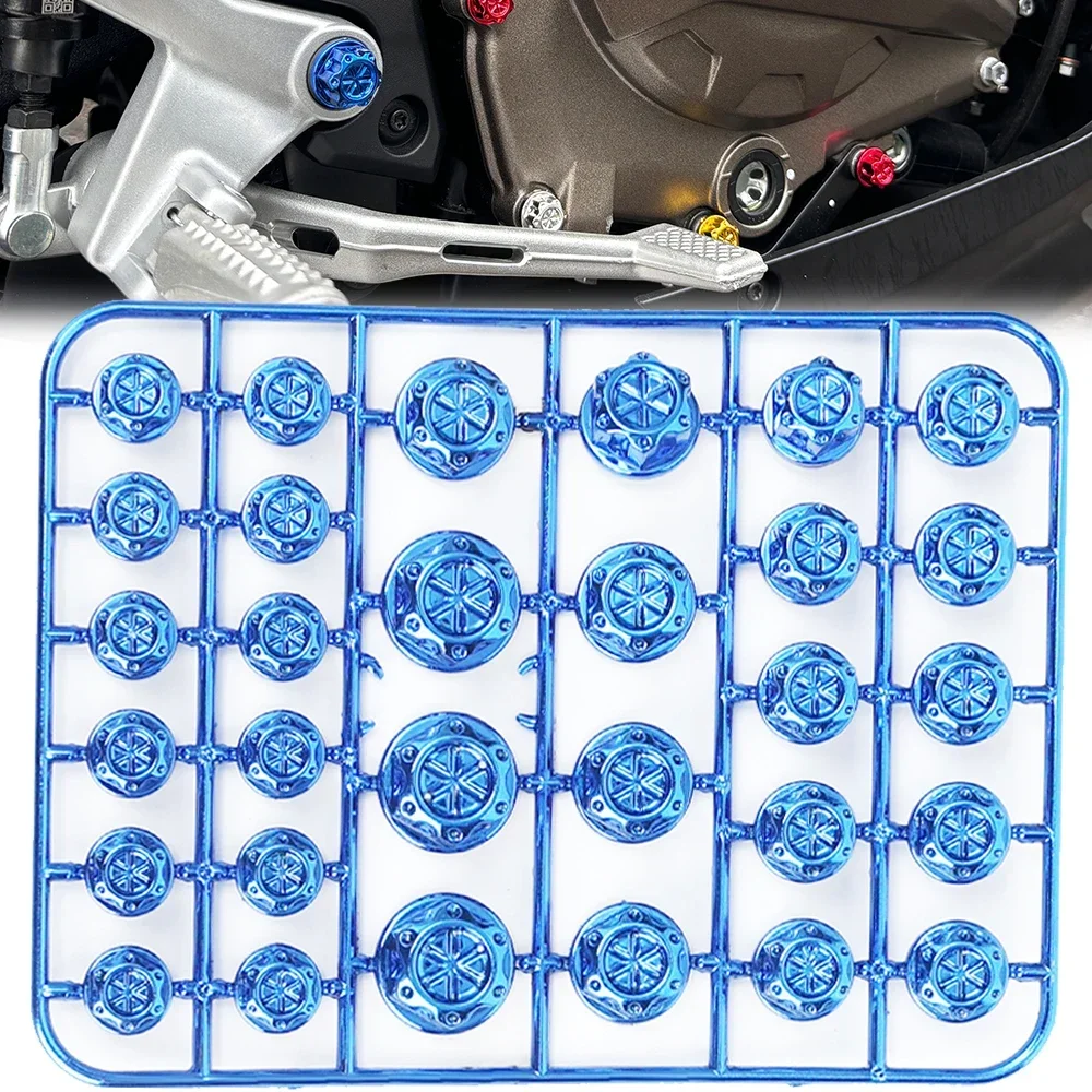 Motorcycle Hexagonal Screw Caps 8/10/12/14MM Electric Vehicle Locomotive Screw Colored Decorations Cover Modified Accessories