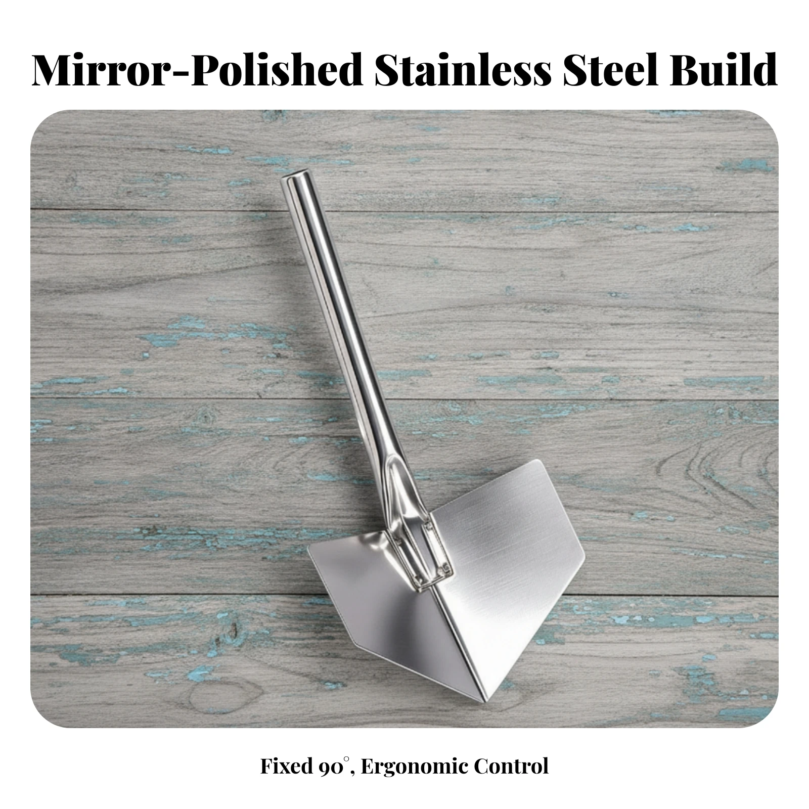 Corner Finishing Tool Stainless Steel Corner Scraper Finishing Tool with Hanging Loop Compact Smooth for DIYers, Plastering