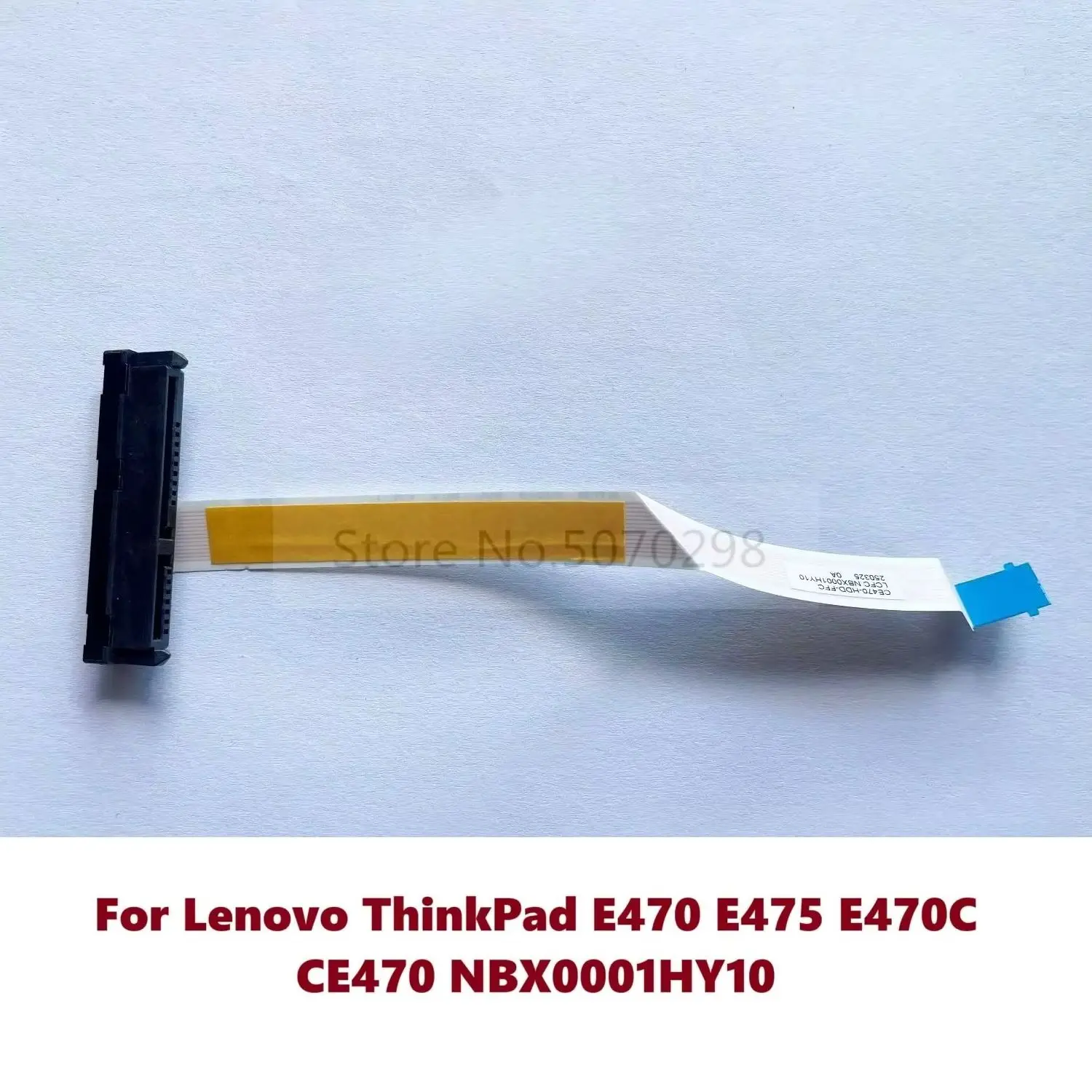 2.5 Inch SATA HDD SSD Hard Drive Cable Connector Fit For Lenovo ThinkPad E470 E475 E470C CE470 P/N: NBX0001HY10