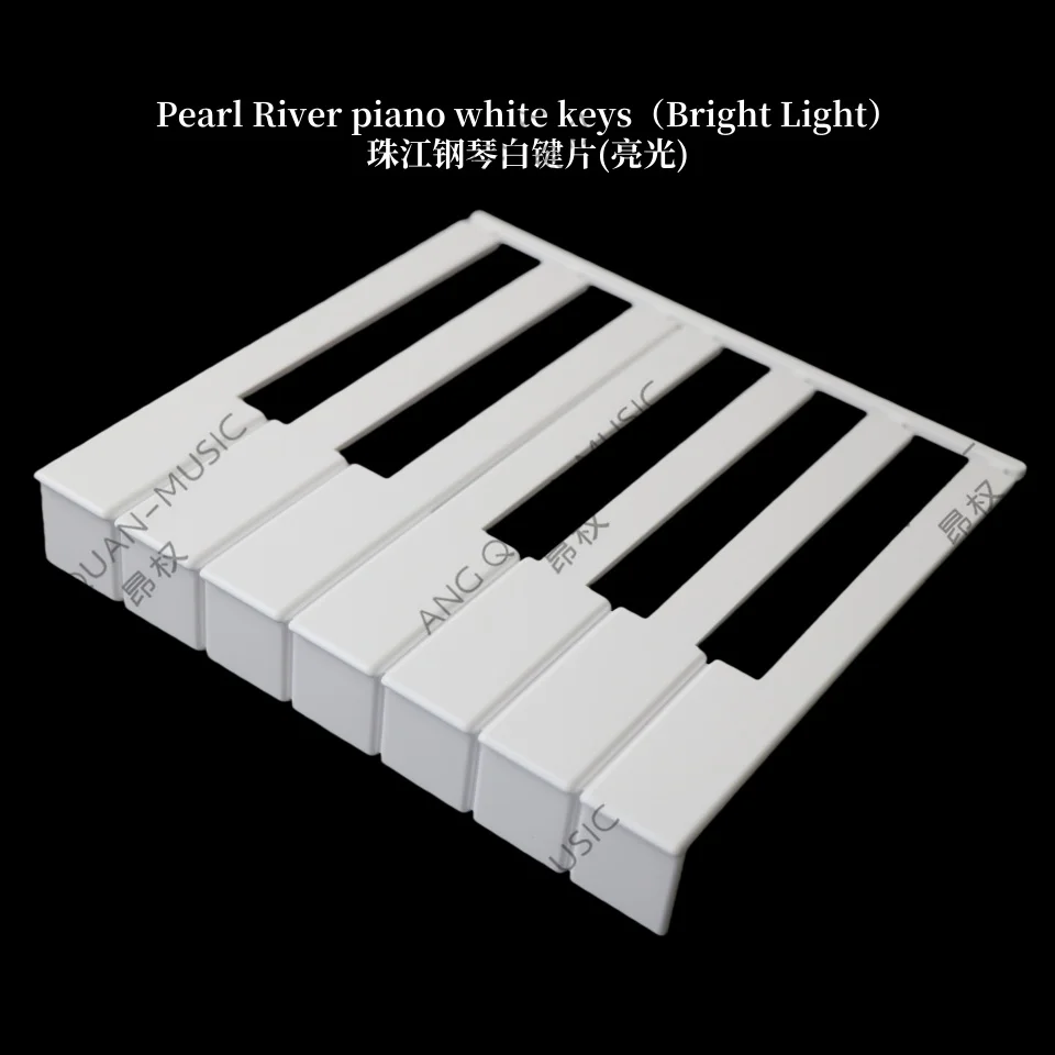 High quality ZHONG JIANG Piano accessories Pearl River piano white keys （Bright Light）