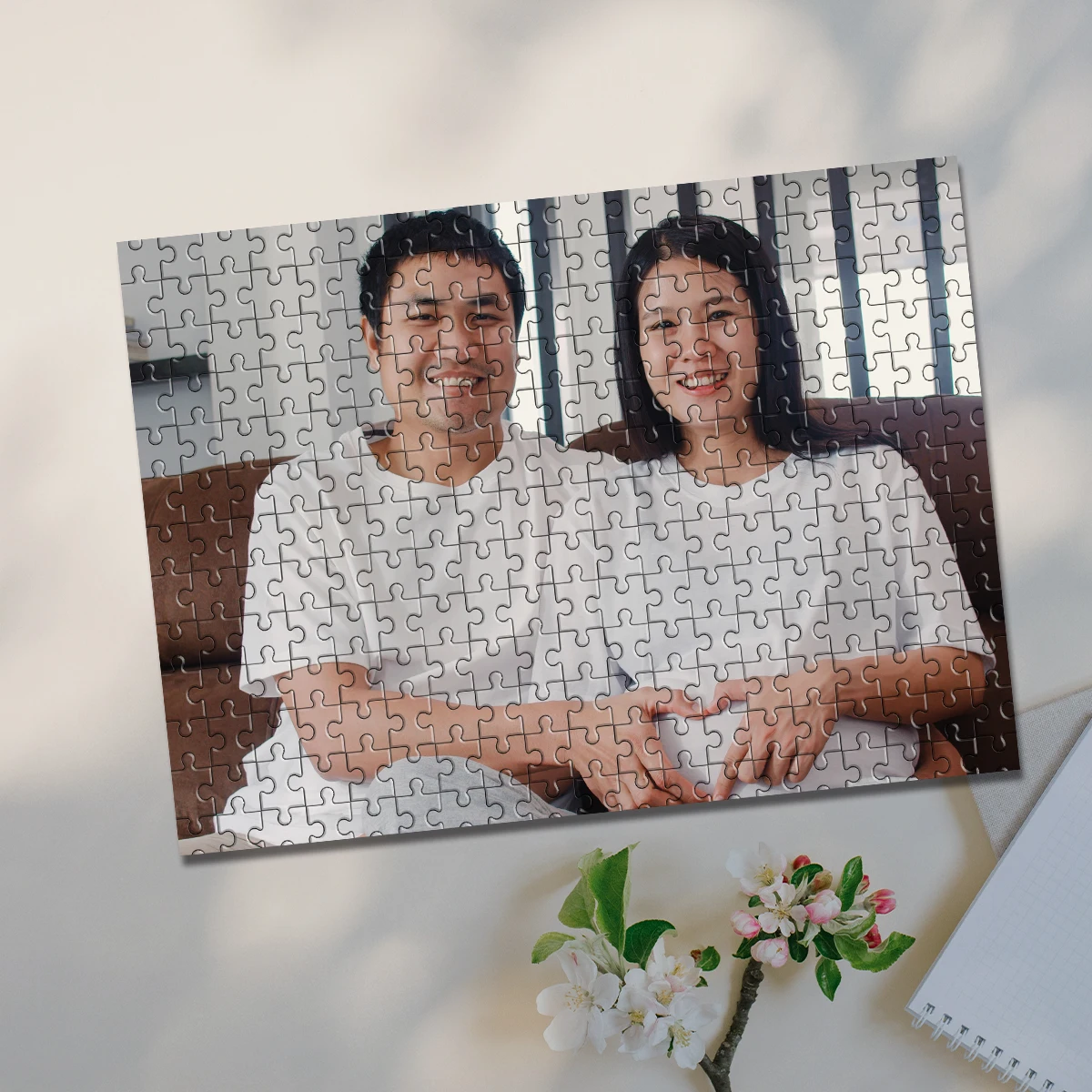35/300/500/1000pcs Personalized Custom Photo Puzzle couple photos Diy Educational Toys for Adults Decoration Collectiable Gift