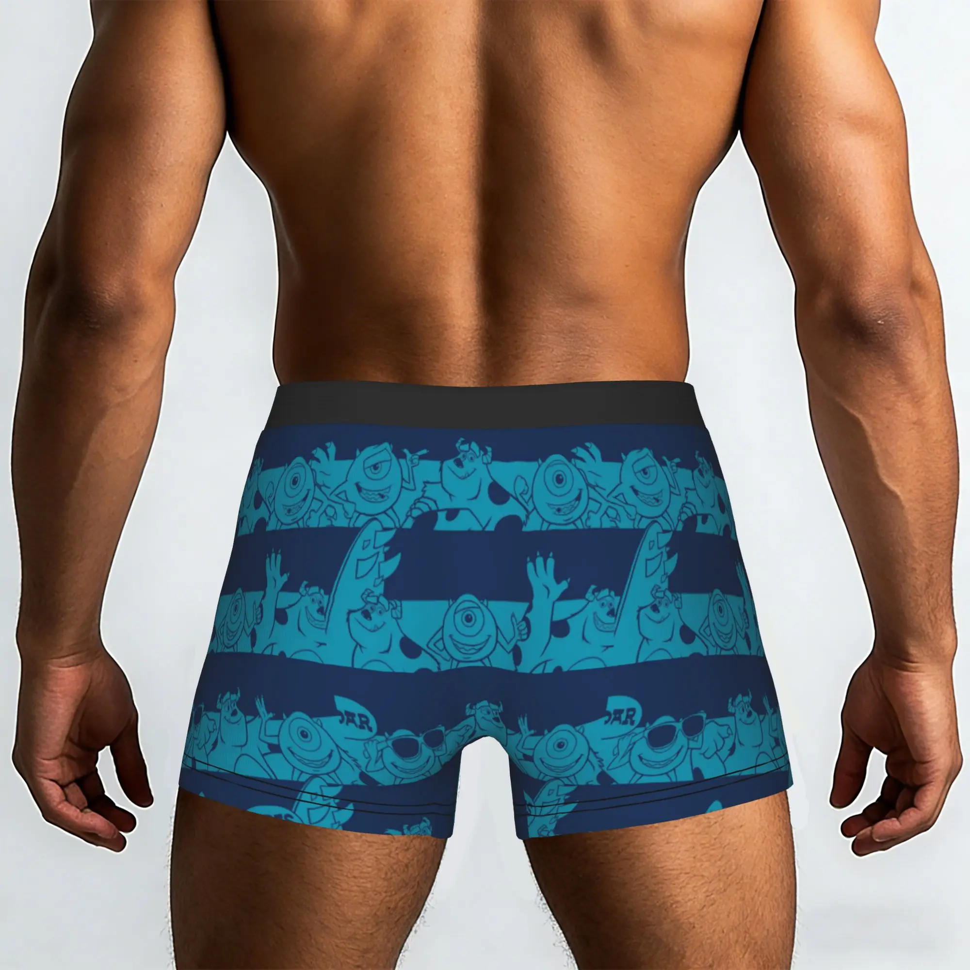 Custom M-Monsters Anime University Underwear Men Stretch  Boxer Briefs Shorts Panties Soft Underpants For Homme
