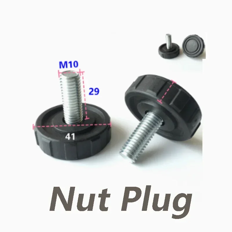 M10 30x30 мм, черная пластиковая заглушка для мебельных ножек, заглушки, вставные заглушки с регулируемыми резьбовыми ножками 2/3/5/8 ~ 20 шт.