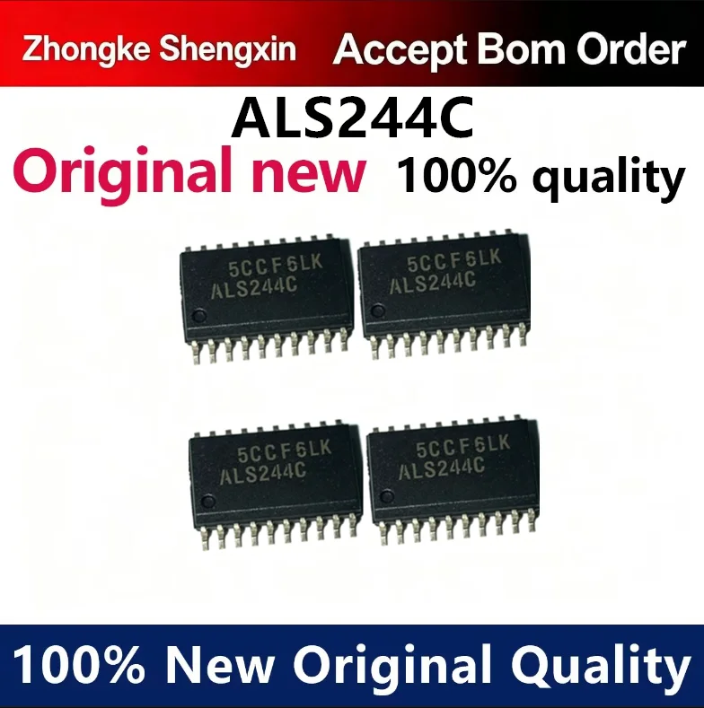 （5pcs-10pcs）Brand new original SN74ALS244CDWR ALS244C SOP-20 wide body 7.2mm patch
