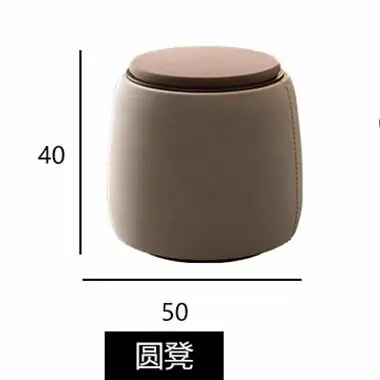 Yjq advanced wabi sabi medieval pier simple advanced sense old stool collection