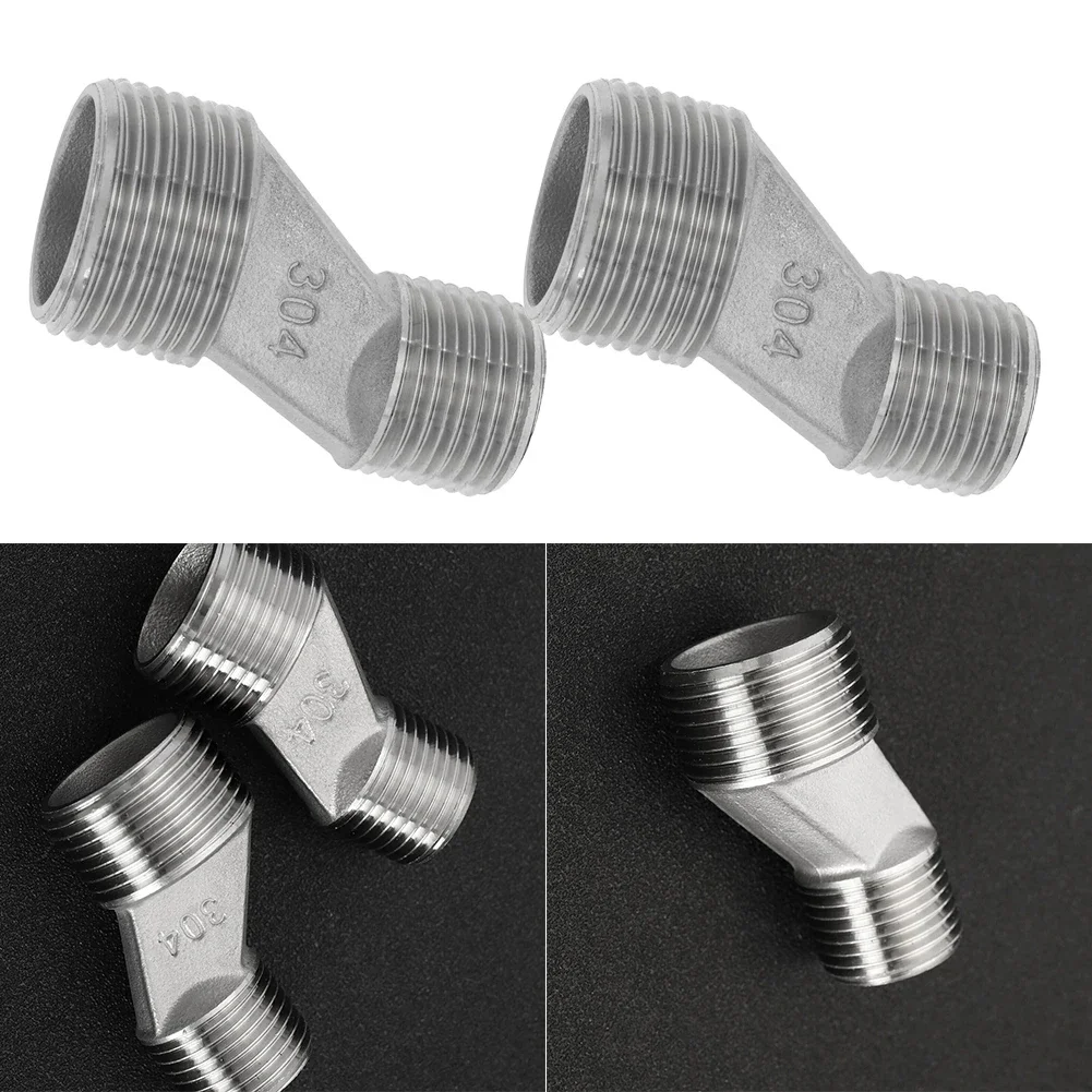 2PCS Offset Adapters 12 Inch Male To 3/4 Inch Male Thread For Bathroom Bathtub Clawfoot Tub Shower Faucet Plumbing