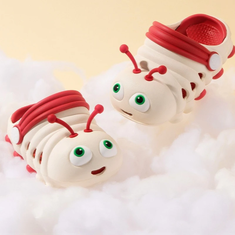Summer Child Cartoon Slippers2026new Cute Child Soft Shoe Casual Baby Girl Anti Slip Beach Travel Baotou Anti-collision Slippers