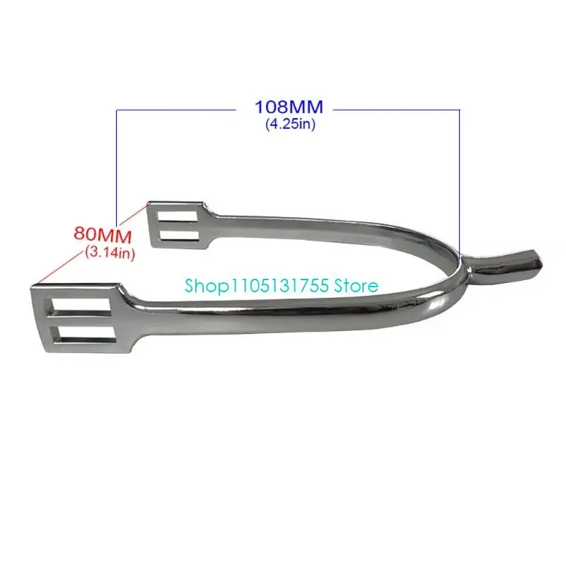 K0EF 2 قطعة قسط سبائك الزنك ركوب الخيل توتنهام مستطيلة المجوفة هيكل الرأس مطلي معدات الفروسية المهنية #6