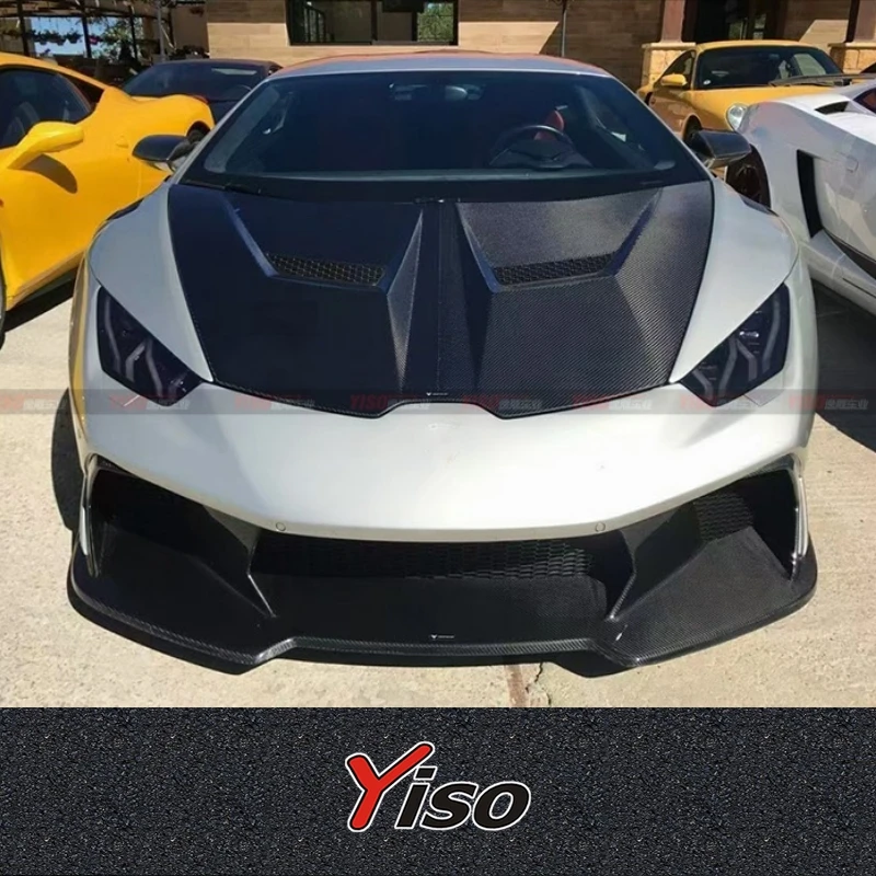 

Подходит для LP580 610 Vorsteiner: Модифицированная крышка двигателя из карбона для Huracan, обвес Vorsteiner.