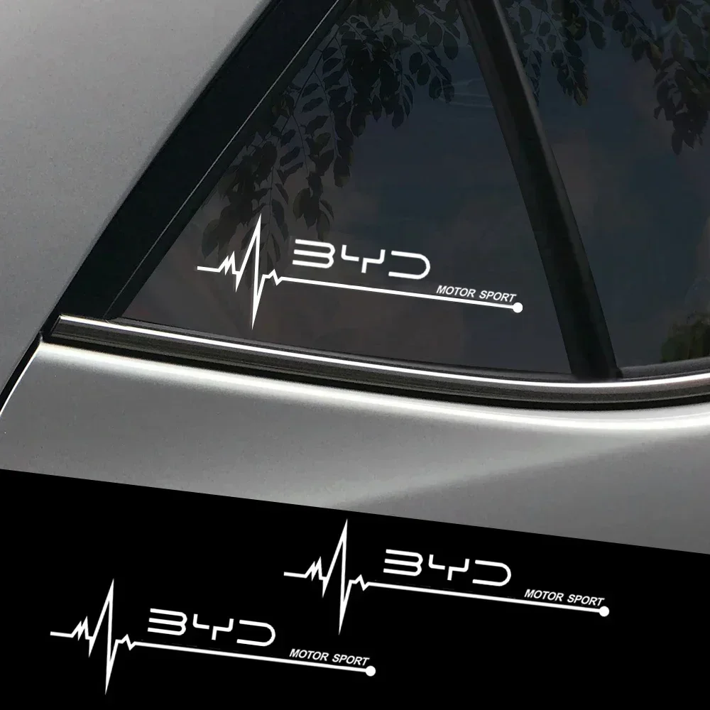 

2Pcs Car Side Window Stickers For BYD 7 6 Seal Sealion Song Tang Qin Yuan Pro Seagull Exterior Waterproof Vinyl Decals