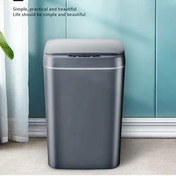 Smart Induction Touching Garbage Bin Self-Sealing Self-Changing Trash Can Bin Smart For Home gass