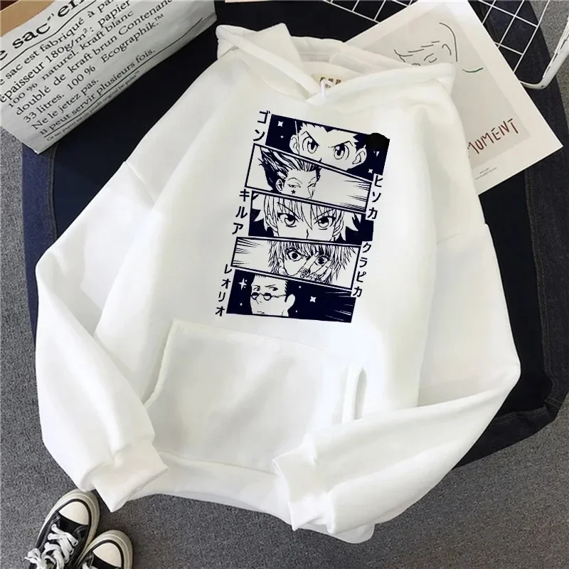 

2023 Autumn Winter Hunter Hisoka Kurapika Hoodies Women Killua Zoldyck Devil Eye Sweatshirts Unisex Anime HXH Hoody Tops