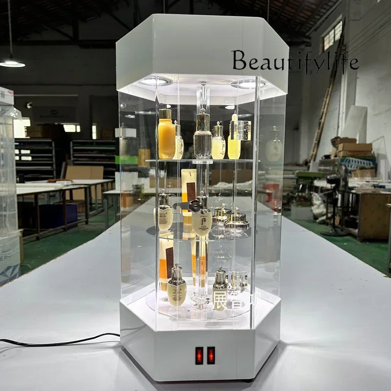 N29 Cosmetics Jewelry Jewelry Display Cabinet Acrylic Boutique Perfume Watch Accessories Rotary Display Stand
