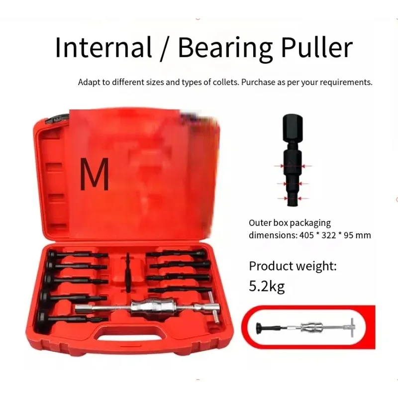 16 Pcs Car Inner Bearing Puller Kit Bearing Race and Seal Puller Removal Tool