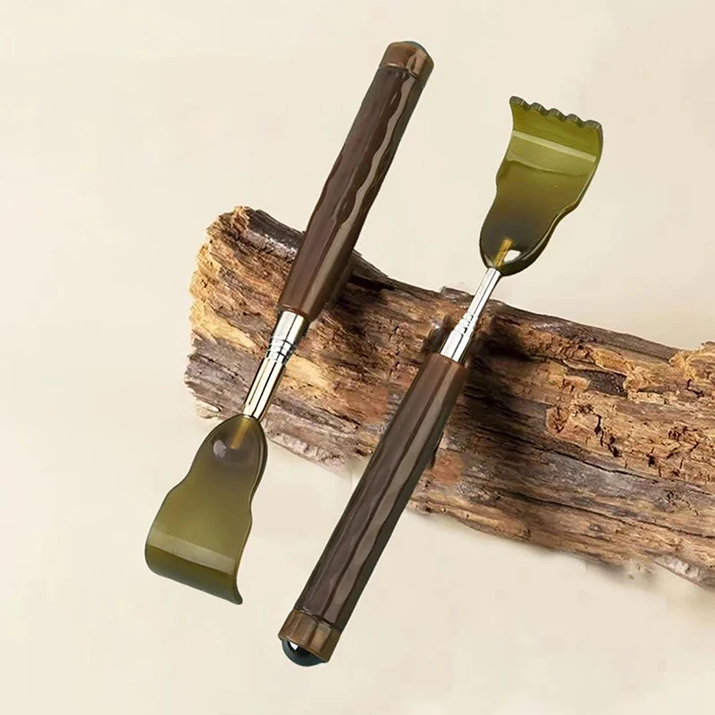 

Telescopic Scratching Backscratcher Massager Back Scraper Extendable Magnetic Ball Hackle Back Scratcher With Magnet