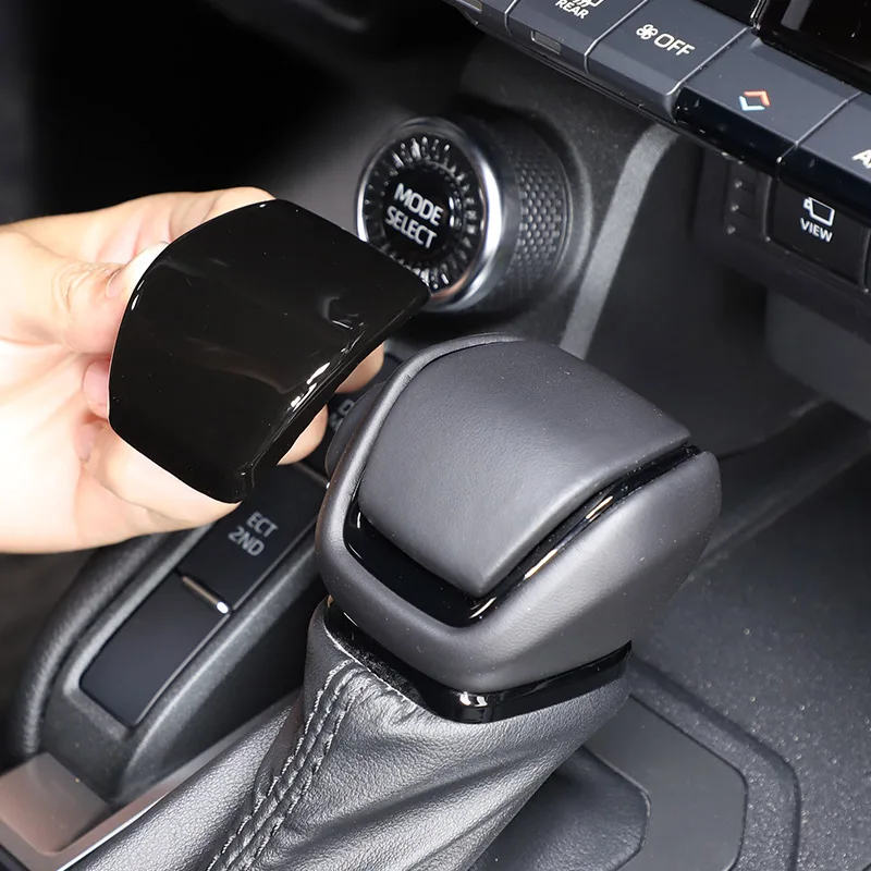 

For Toyota Land Cruiser 250 Prado LC250 2024 ABS Black Car Center Console Gear Shift Head Knob Cover Trim Interior Accessories