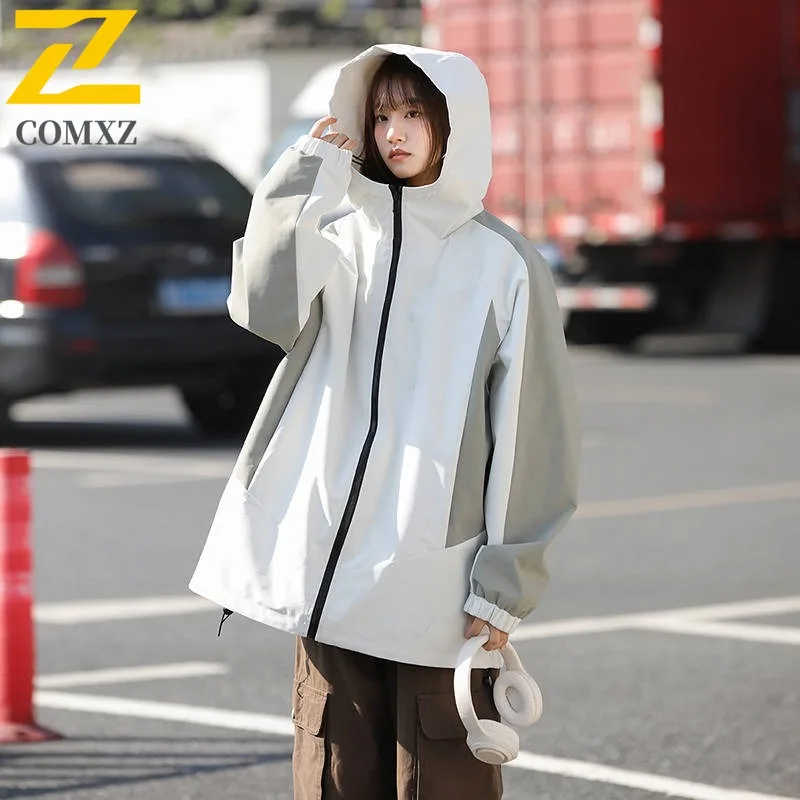 COMXZ 2025 Spring Autumn Reversible Jacket Mens Coat