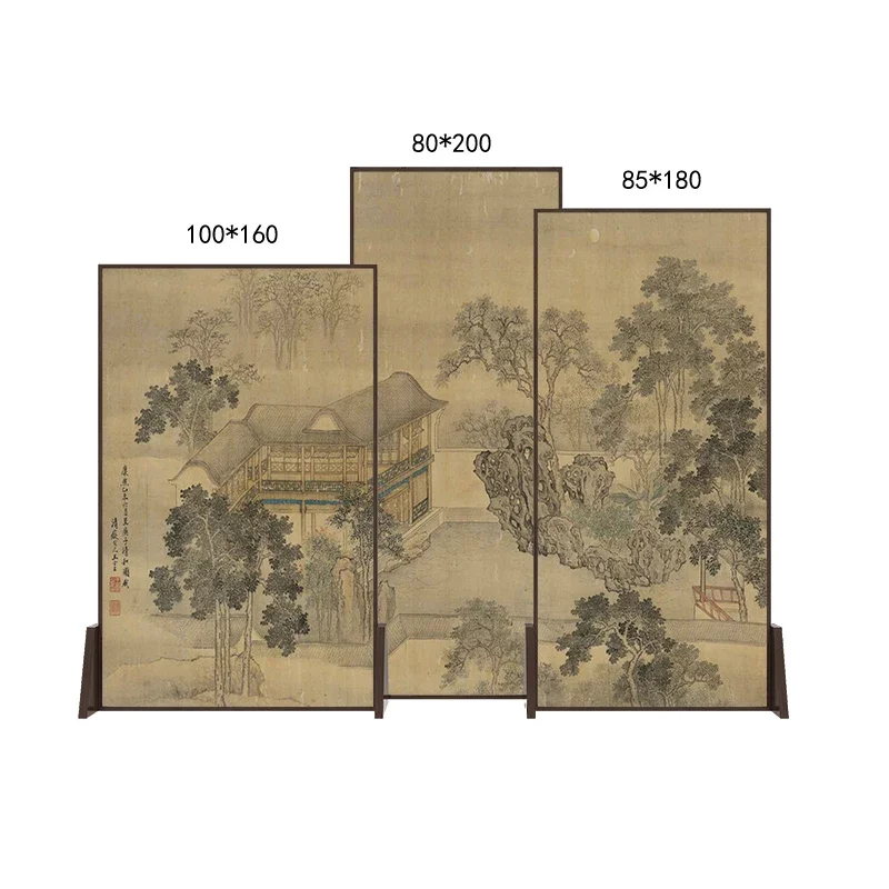 

Новый складной мобильный экран в китайском стиле для торговых центров, офисных зданий, чайных, отелей, гостевых домов, ландшафтного дизайна и лофтов.