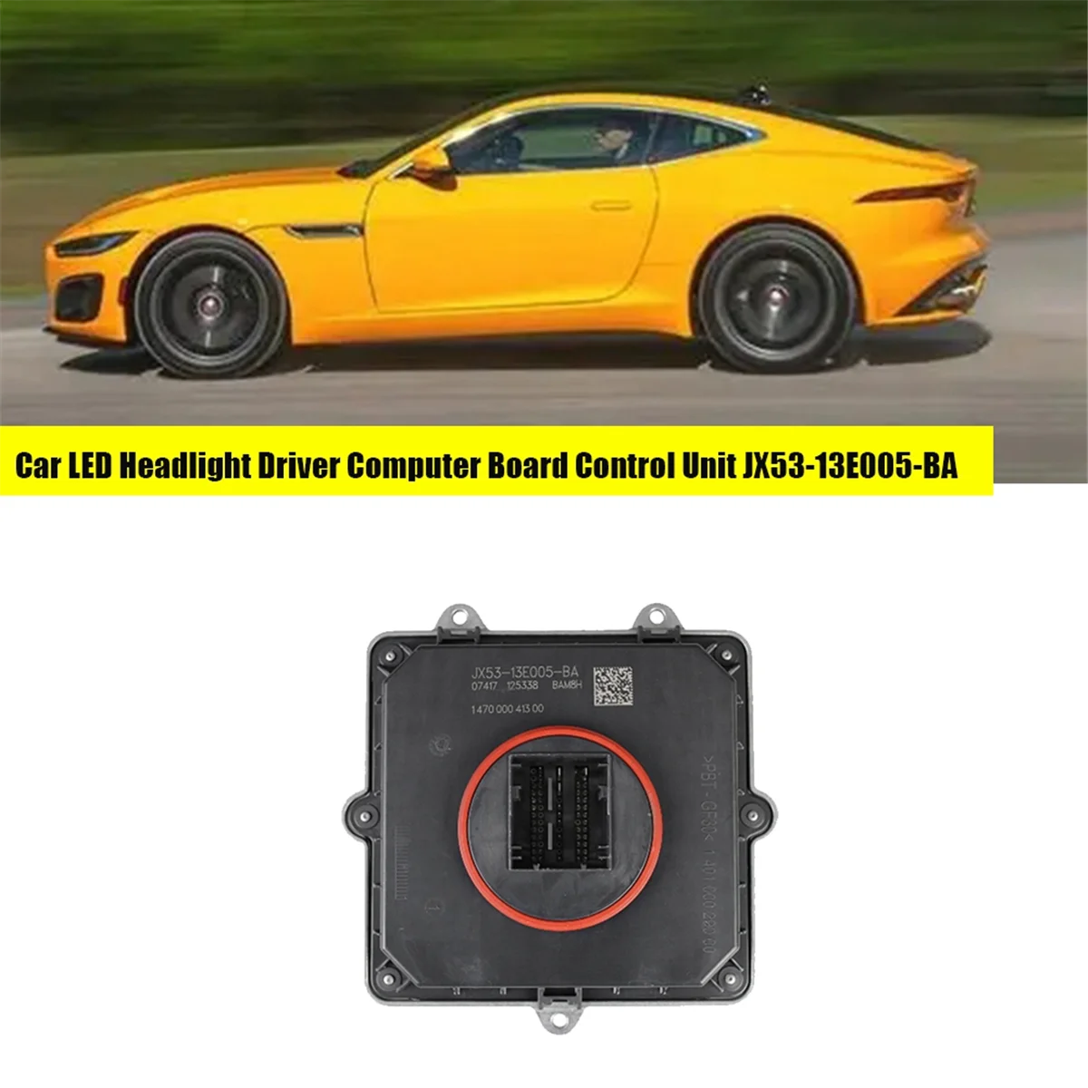 LEDライトコントロールユニット,バラストモジュール,fタイプ,ジャガー,コンピューターボードドライバー,JX53-13E005-BA, 18-21