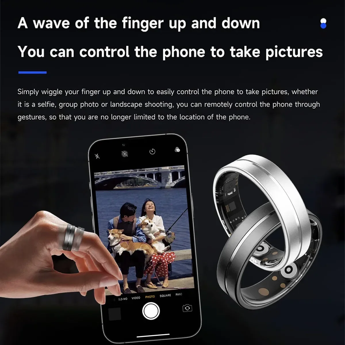 Health Monitoring New Smart Ring 5ATM WaterproofHeart Rate Oxygen Monitor Sport Modes Fashional Smartring Men Women for Xiaomi