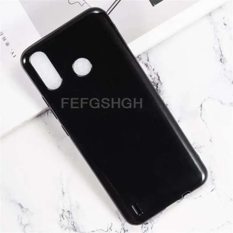 Anti-knock Soft TPU Phone Case For Tecno Spark 4 Lite SPARK4 4LITE Spark4Lite Silicone Cover Bumper Tempered Glass