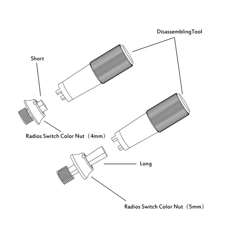 Установочный гаечный ключ, переключатель радиопередатчика, фиксированная гайка для пульта дистанционного управления RadioLink Futaba JR Frsky T8FG T14SG T18sz T16sz