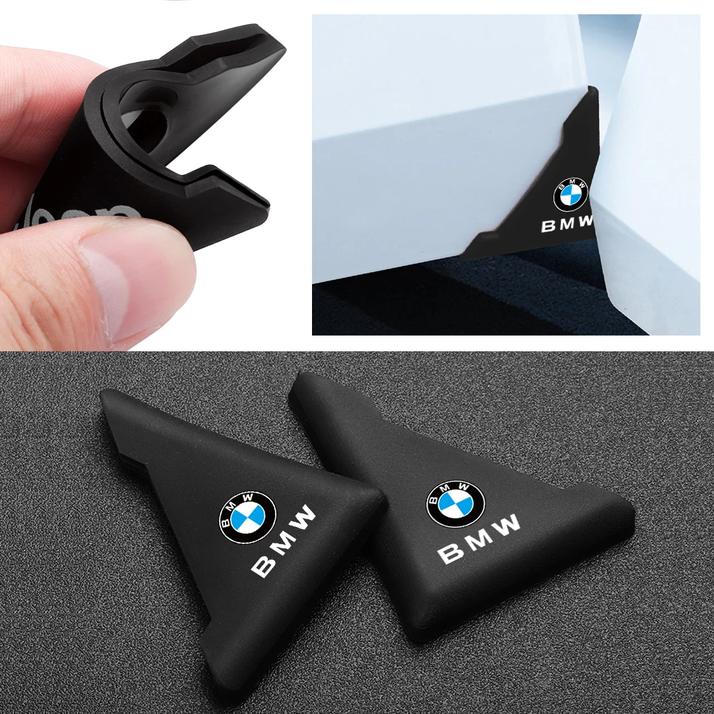 2/4Pcs Car Door Corner Cover Bumper Crash Anti-Scratch Protection Stickers For BMW 1 3 Series M Auto Protection Decal Accessory