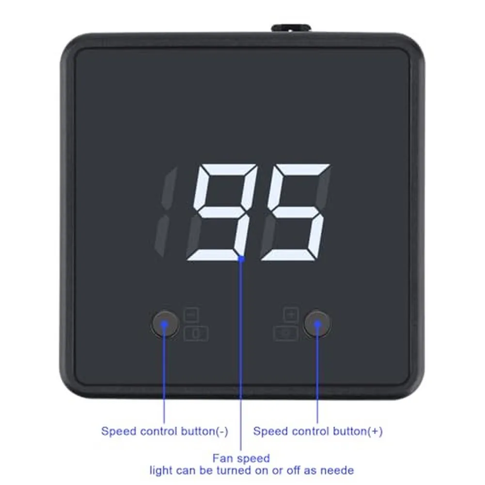 DC 5V 12V 24V PWM-Fan Controller With Digital-Speed Display And Remote Control For PC Router DIY Cooling System 4 Pin DC5521