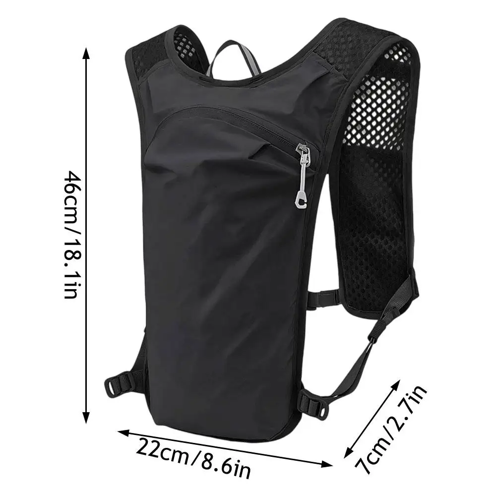 Mochilas para correr, chaleco de hidratación transpirable, ligero, para ciclismo, trotar, maratón, montar en bicicleta, bolsa de escalada, chaleco