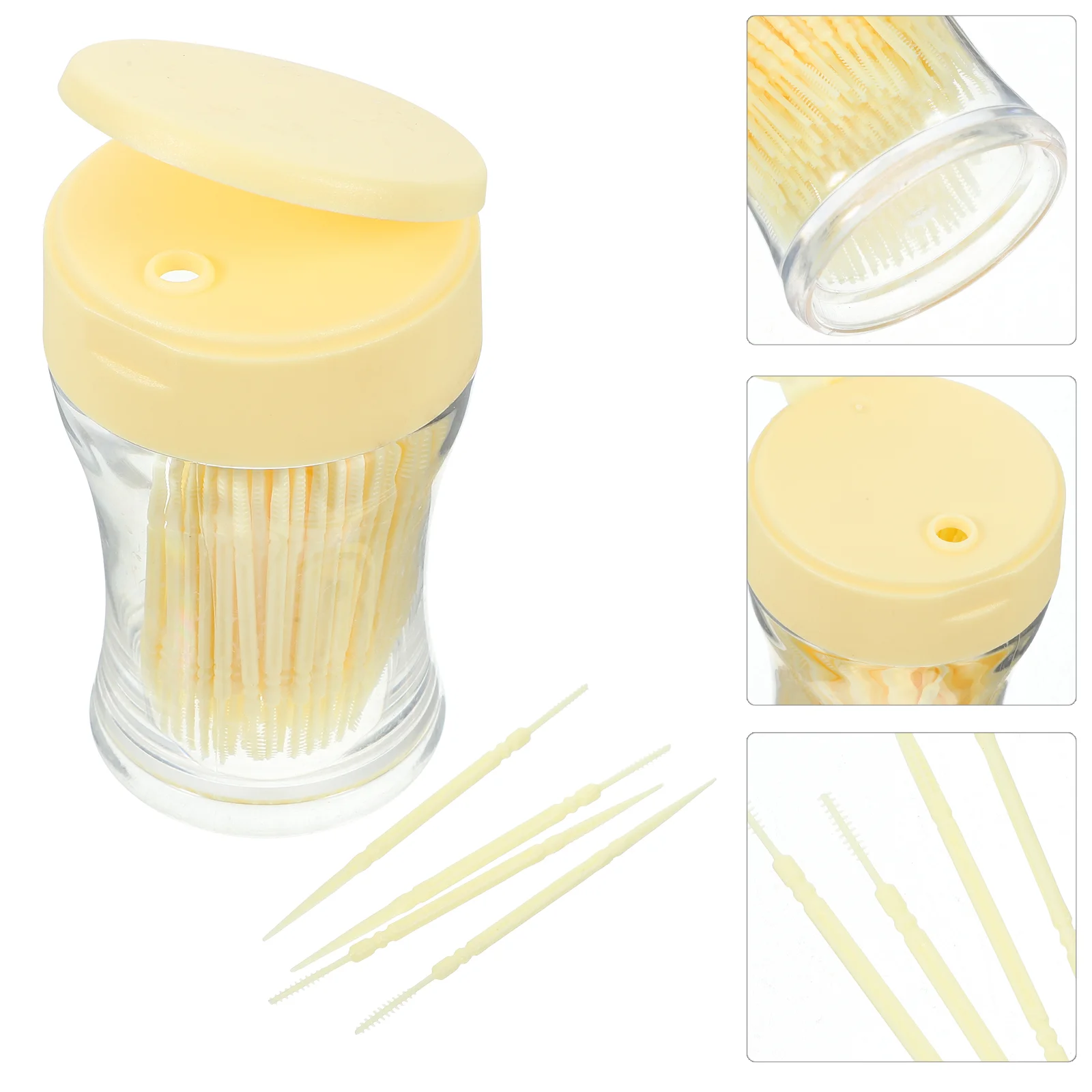200 Pcs Brushes between Teeth Interdental Cleaners Floss Picks White Child Toothbrush