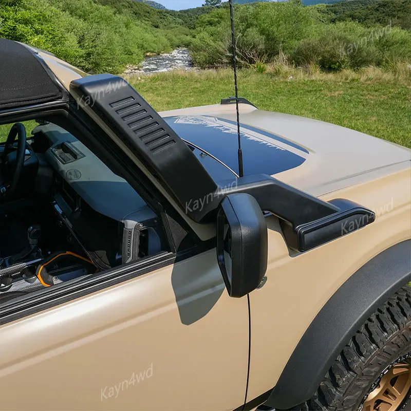 Off Road 4x4 Auto Außen Zubehör Lufteinlass Schnorchel Kits Für 2021-2025 Ford Bronco Waten Atem Schlauch schnorchel Rohr