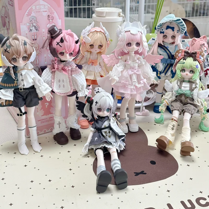 Hot Sell Original Light And Shadow Academy Series Bjd Blind Box Anime Figure Model Kawai Collect Decorative Toys Surprise Gift