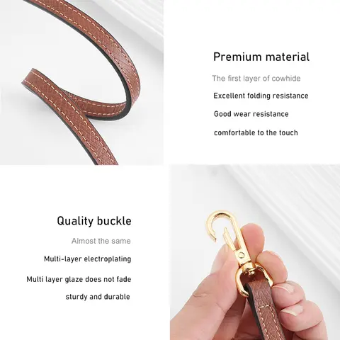 Leather Replacement Crossbody Bag Strap,Fit for Longchamp Mini Bag，Bag Shoulder Strap Accessories