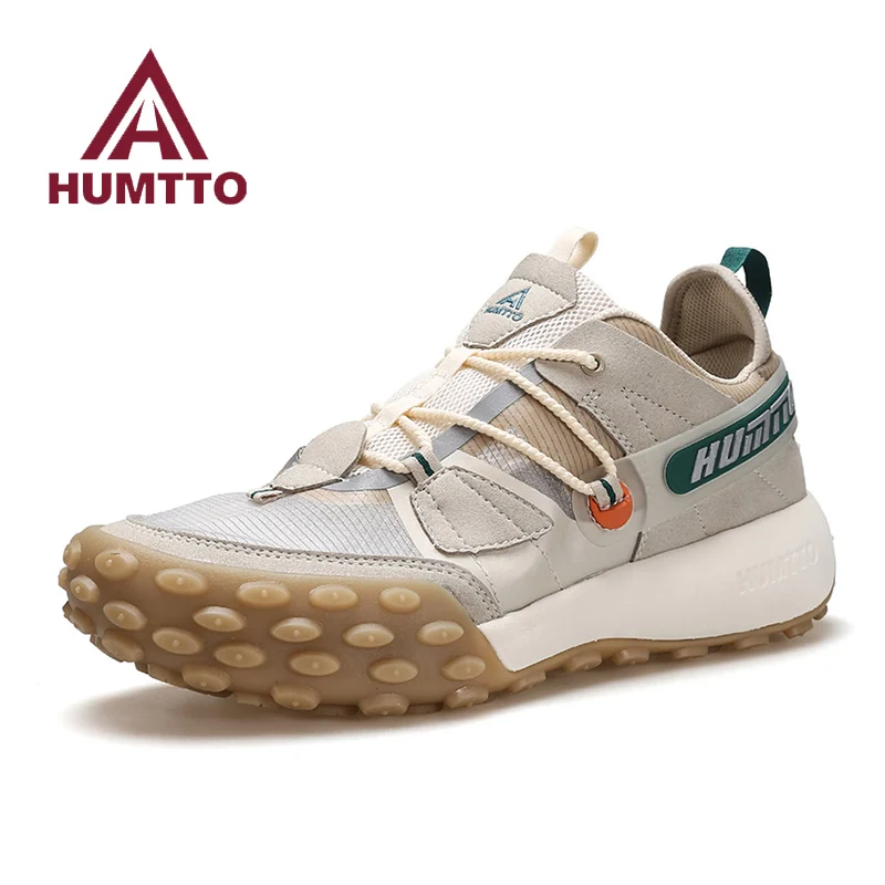 

HUMTTO outdoor hiking shoes men's spring autumn anti-skid wear-resistant trekking sneakers women's low-top casual walking shoes