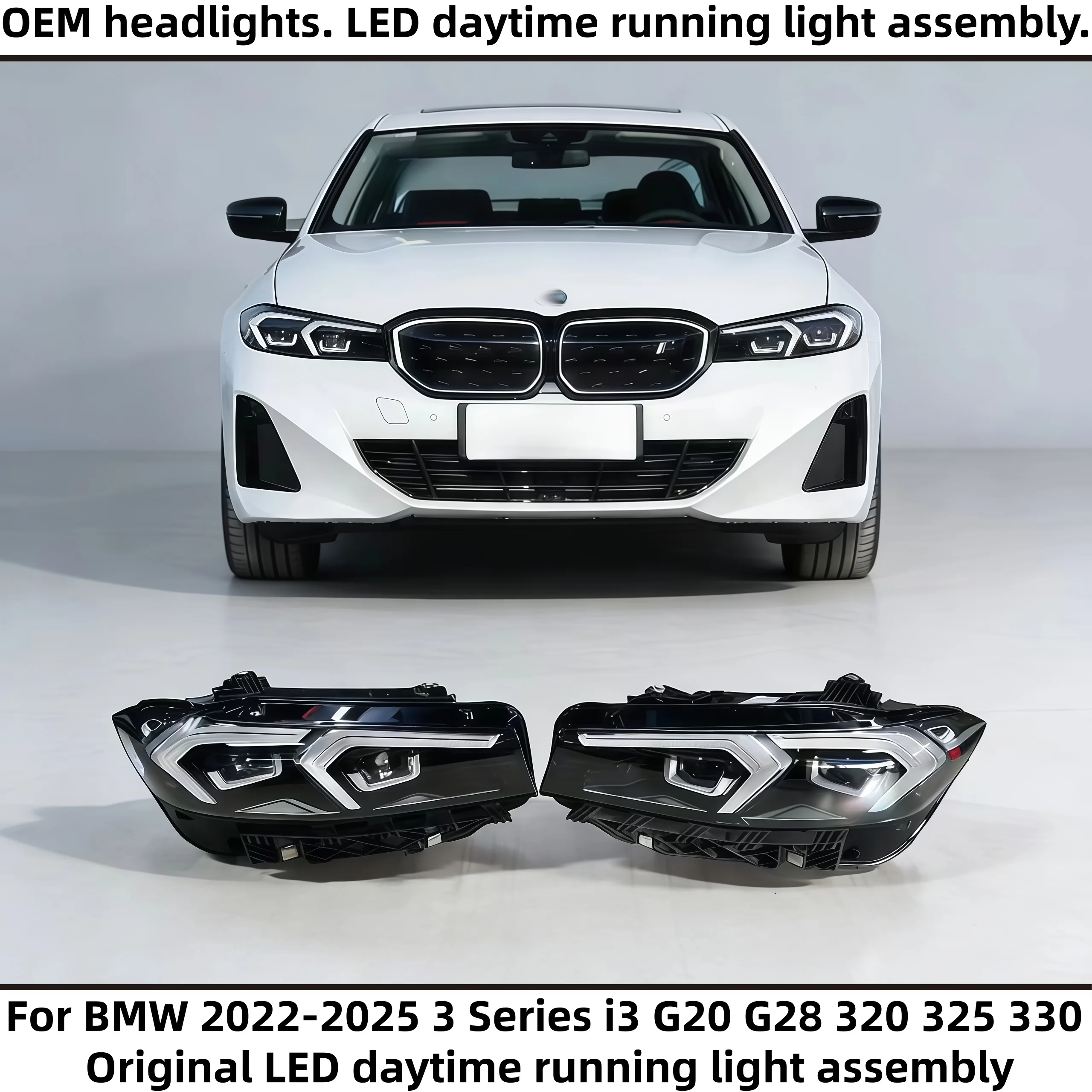 

For BMW 2022-2025 3 Series i3 G20 G28 320 325 330 Original LED daytime running light assembly